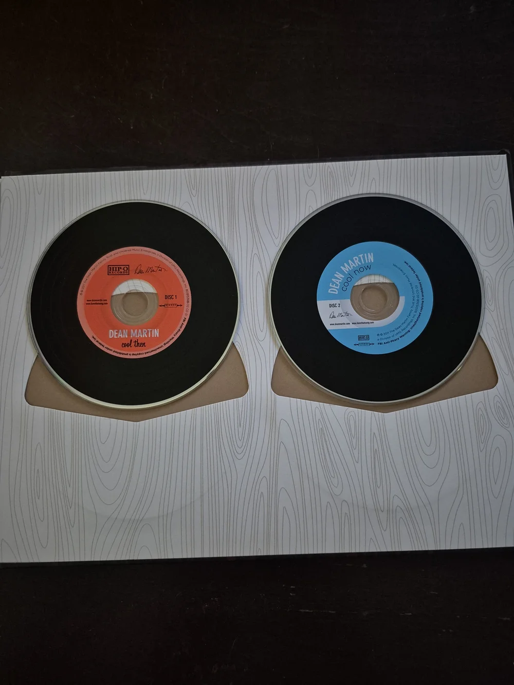 Dean Martin 'Cool Then, Cool Now' Wall Art - Black and Red Book and CD's
